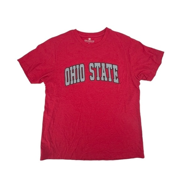 Colosseum Red Short Sleeve The Ohio State T-Shirt Size Large Men’s - Picture 1 of 4